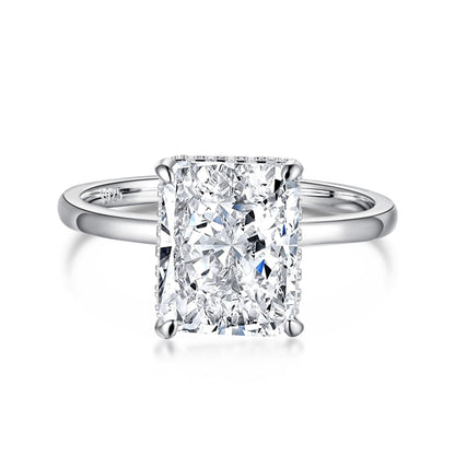 [Perla Lux]4.0 Carat Ornate Enchanting Radiand Cut Banquet Ring