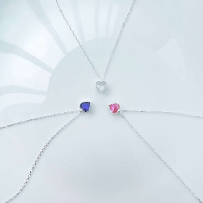 [Perla Lux]Ornate Heart Shape Necklace