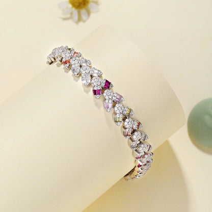 [Perla Lux]Dainty Exquisite Flower Shape Daily Bracelet