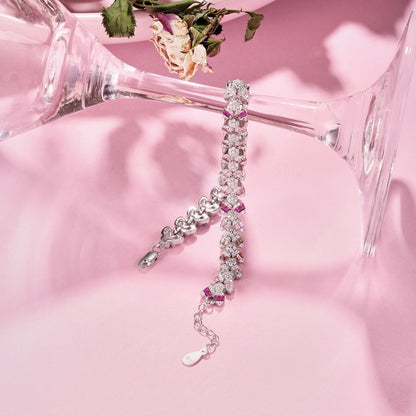 [Perla Lux]Dainty Exquisite Flower Shape Daily Bracelet