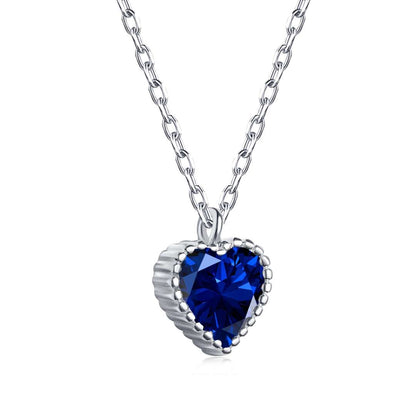 [Perla Lux]Ornate Heart Shape Necklace