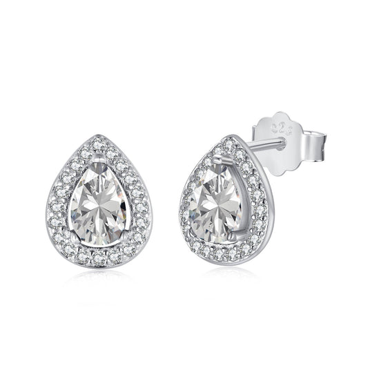 [Perla Lux]Luxurious Water Drop Shape Earrings