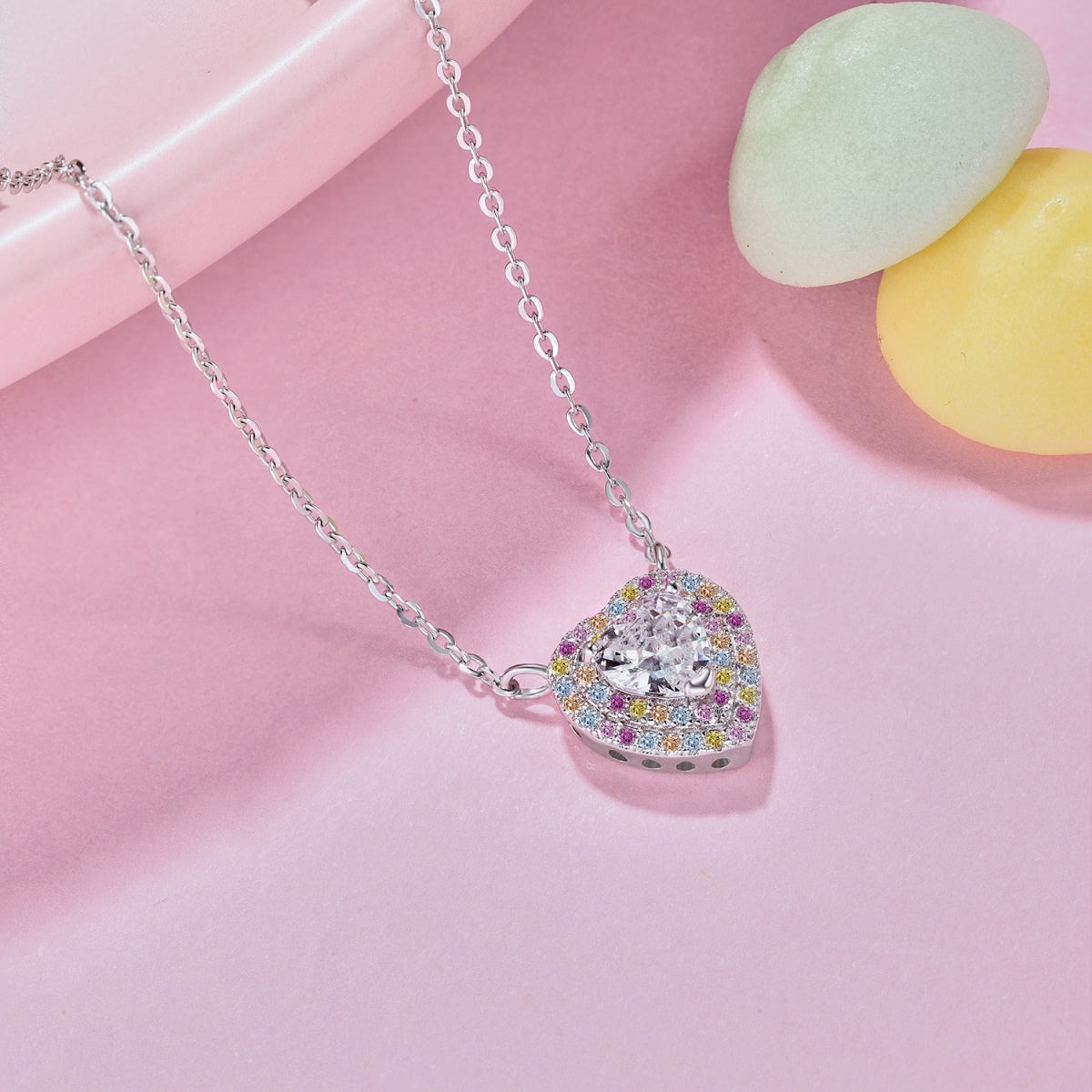 [Perla Lux]Exquisite Heart Shape Necklace