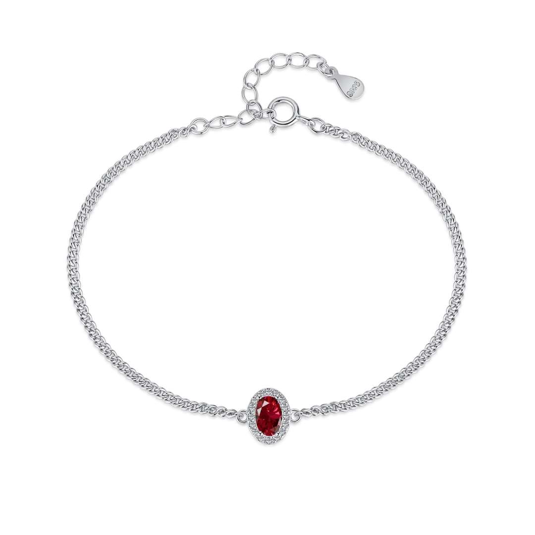 [Perla Lux]Exquisite Oval Shape Bracelet