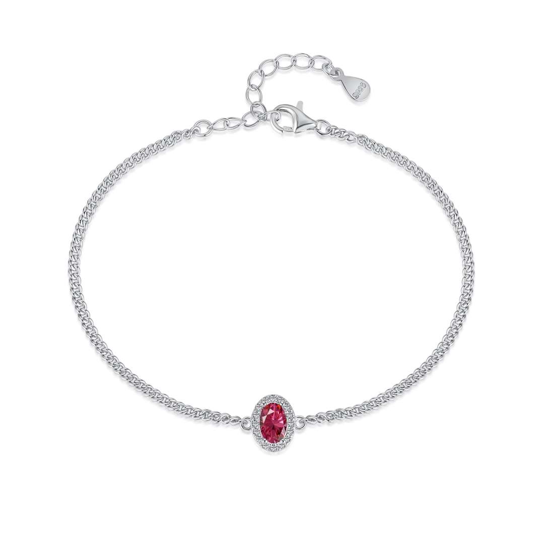 [Perla Lux]Exquisite Oval Shape Bracelet