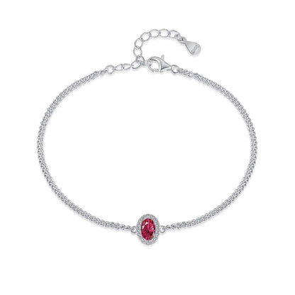 [Perla Lux]Exquisite Oval Shape Bracelet