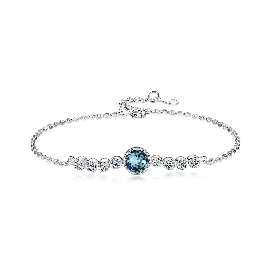 [Perla Lux]Luxurious Heart Of The Ocean Bracelet