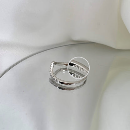 [Perla Lux]Elaborate Tennis Band Ring