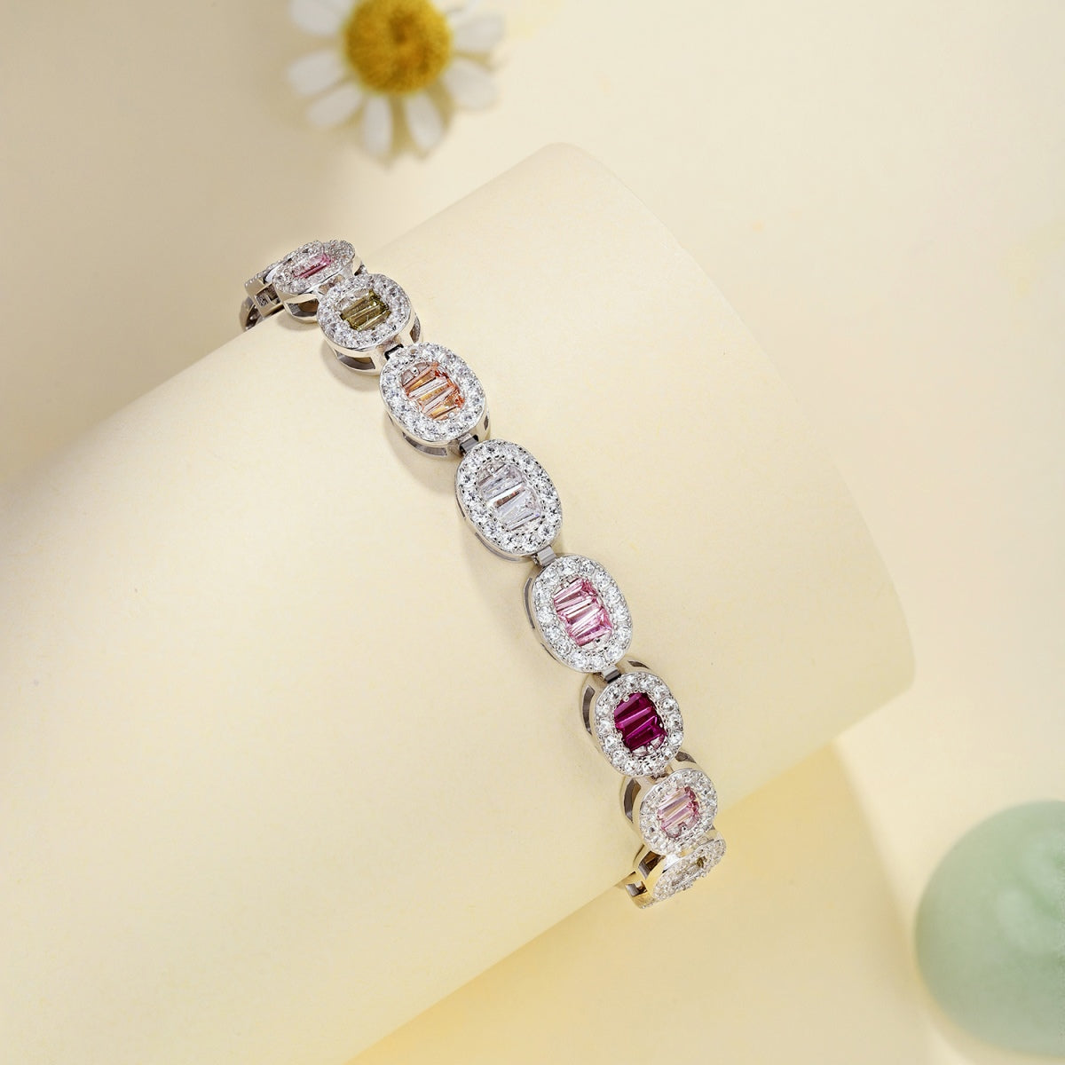 [Perla Lux]Exquisite Ornate Emerald Cut Daily Bracelet