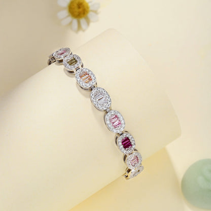 [Perla Lux]Exquisite Ornate Emerald Cut Daily Bracelet
