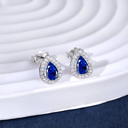 [Perla Lux]Luxurious Water Drop Shape Earrings