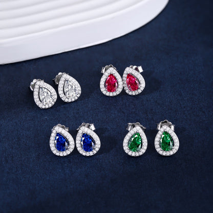 [Perla Lux]Luxurious Water Drop Shape Earrings