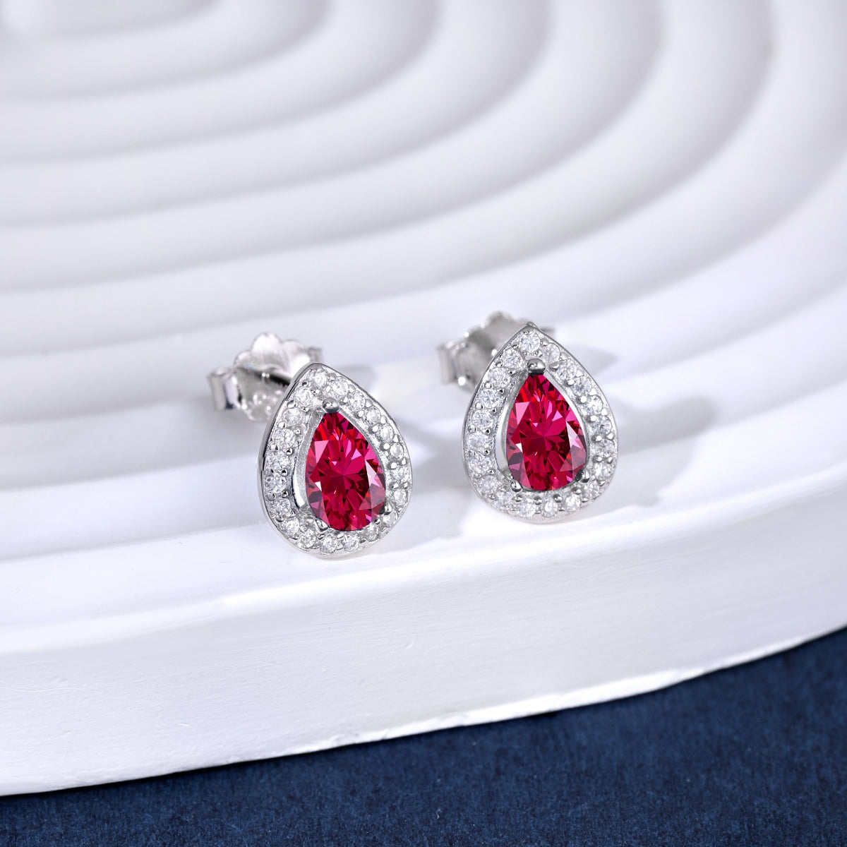 [Perla Lux]Luxurious Water Drop Shape Earrings