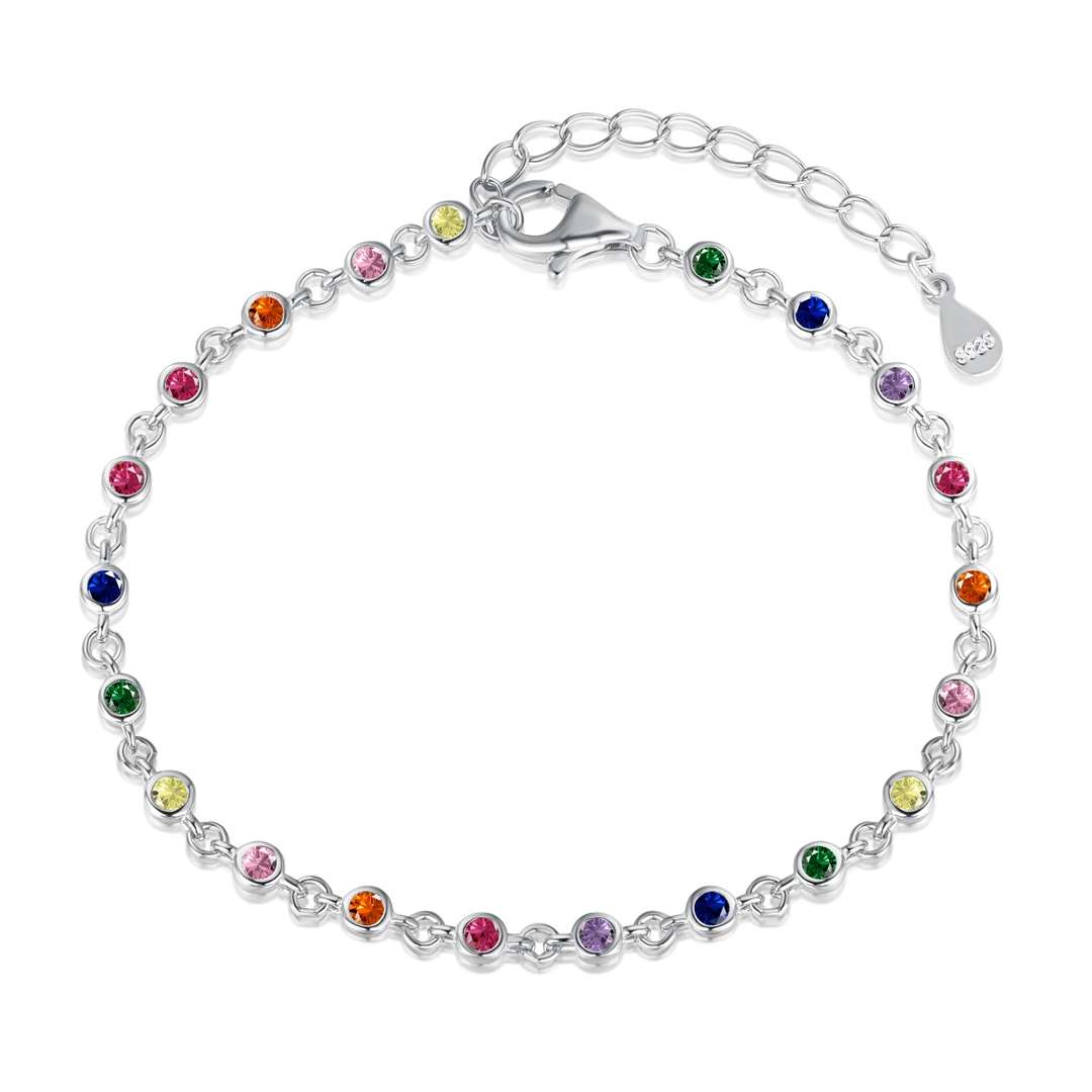 [Perla Lux]Colorful Bead Array Bracelet