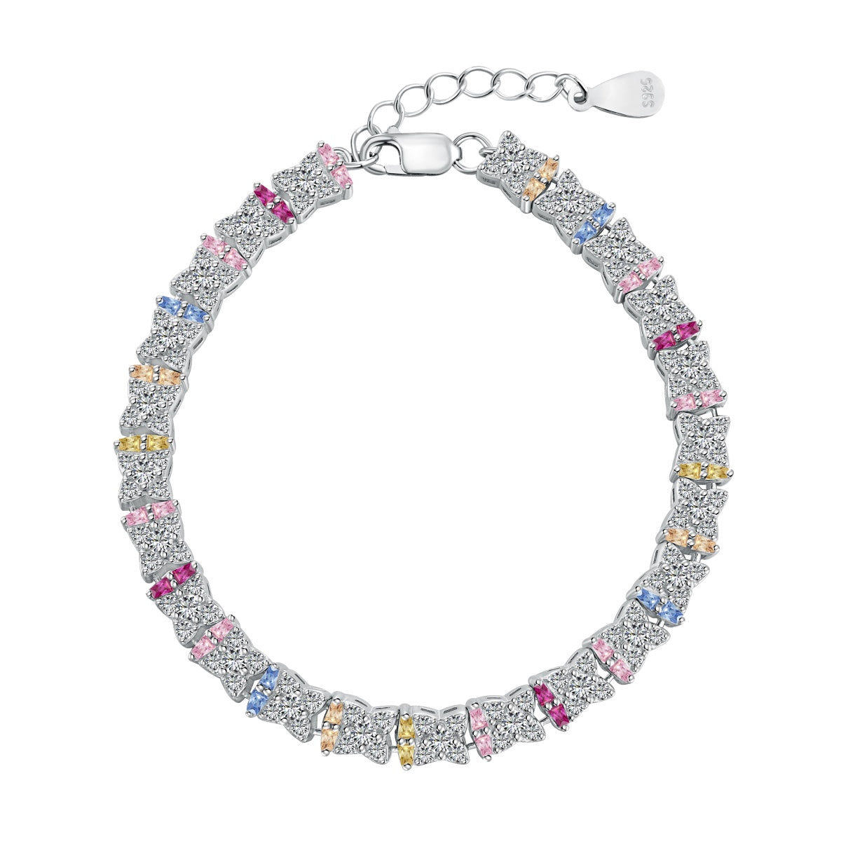 [Perla Lux]Unique Colorful Flower Shape Daily Bracelet