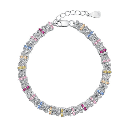 [Perla Lux]Unique Colorful Flower Shape Daily Bracelet