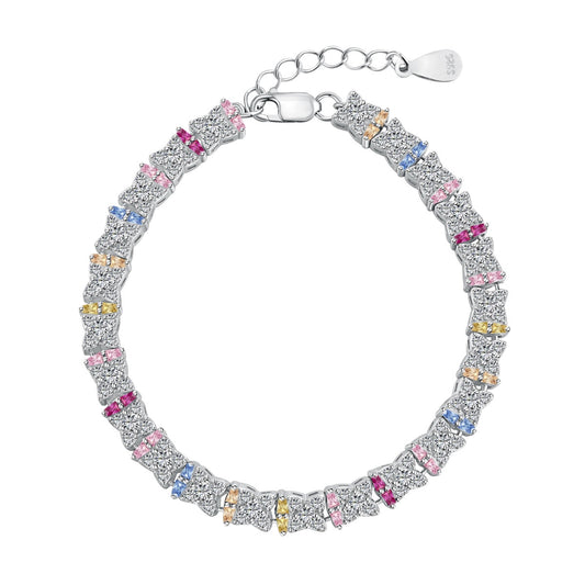 [Perla Lux]Unique Colorful Flower Shape Daily Bracelet