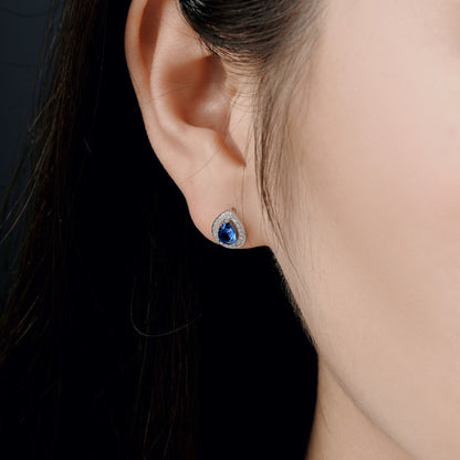 [Perla Lux]Luxurious Water Drop Shape Earrings