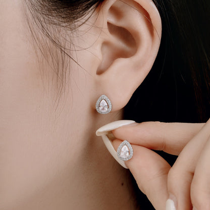 [Perla Lux]Luxurious Water Drop Shape Earrings