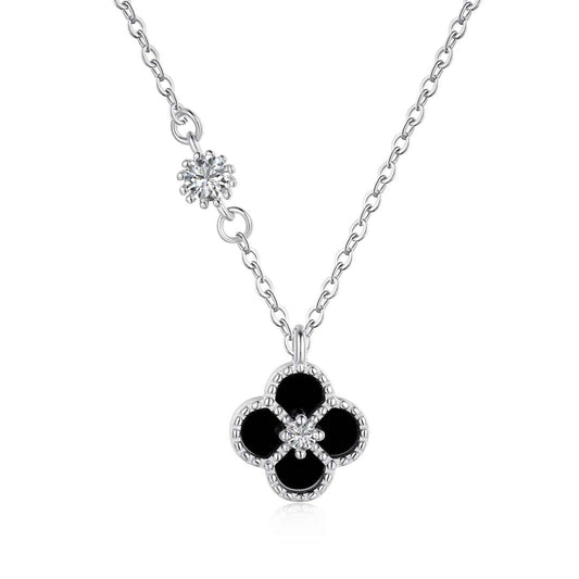 [Perla Lux]Delicate Flower Shape Necklace