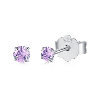 [Perla Lux]Delicate Solitaire Earrings