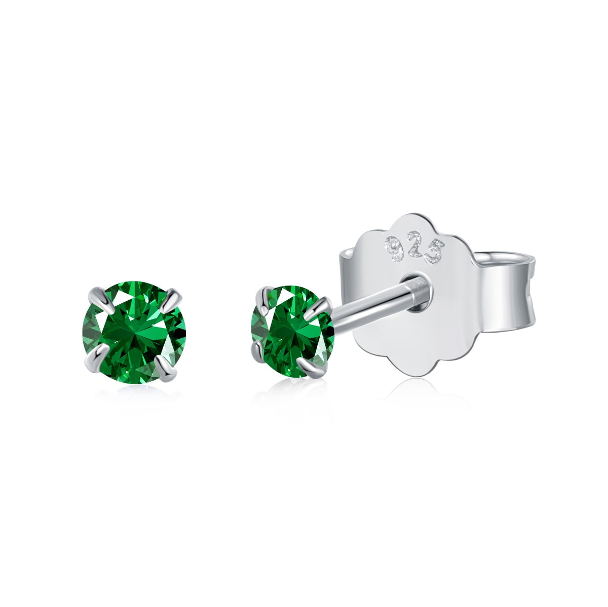 [Perla Lux]Delicate Solitaire Earrings