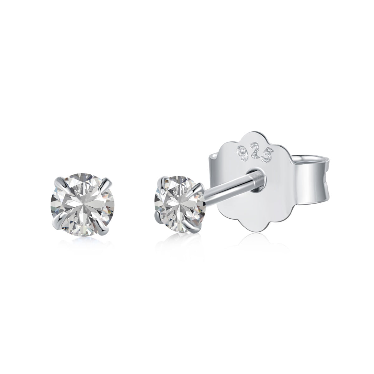 [Perla Lux]Delicate Solitaire Earrings