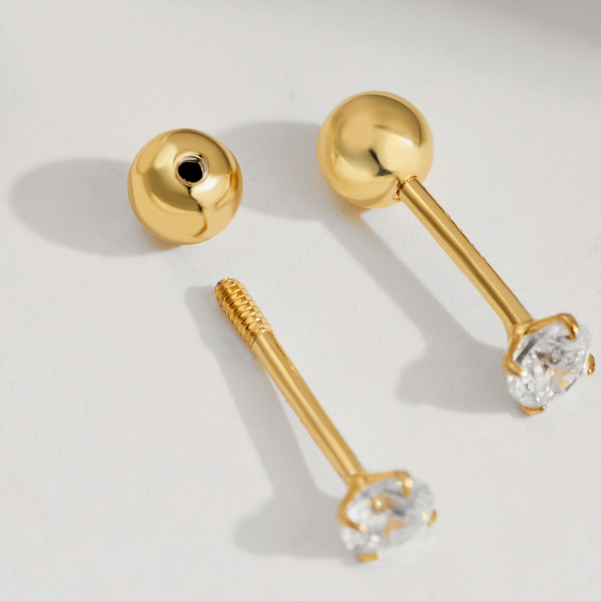 [Perla Lux]Unique U-Shaped Ear Bone Earrings