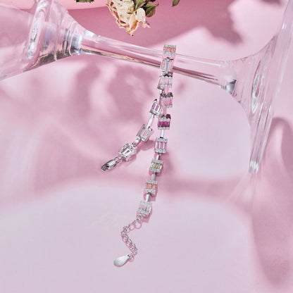 [Perla Lux]Dainty Charming Emerald Cut Daily Bracelet