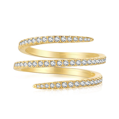 [Perla Lux]Unique Vibrant Entangle Daily Ring