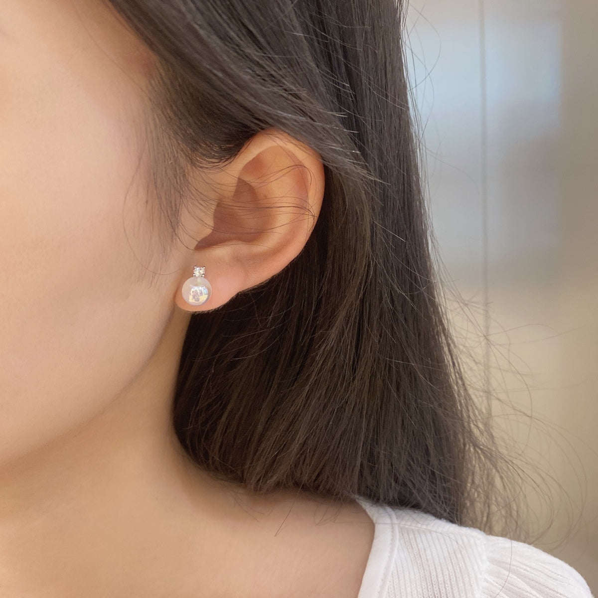 [Perla Lux]Symphony Mermaid Pearl Earrings