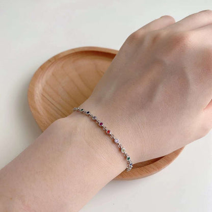 [Perla Lux]Colorful Bead Array Bracelet