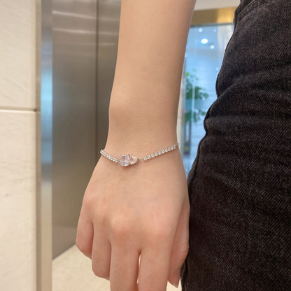 [Perla Lux]Dazzling Unique Multi Shape Lover Bracelet