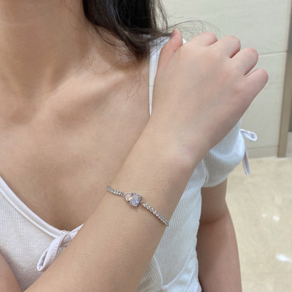 [Perla Lux]Dazzling Unique Multi Shape Lover Bracelet