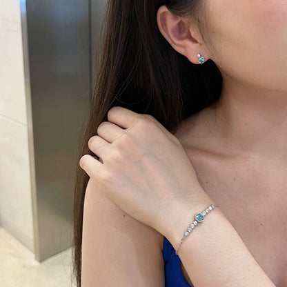 [Perla Lux]Luxurious Heart Of The Ocean Bracelet