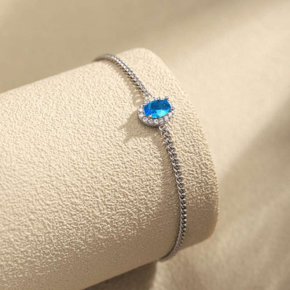 [Perla Lux]Exquisite Oval Shape Bracelet