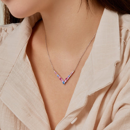 [Perla Lux]Ornate Round Cut Necklace