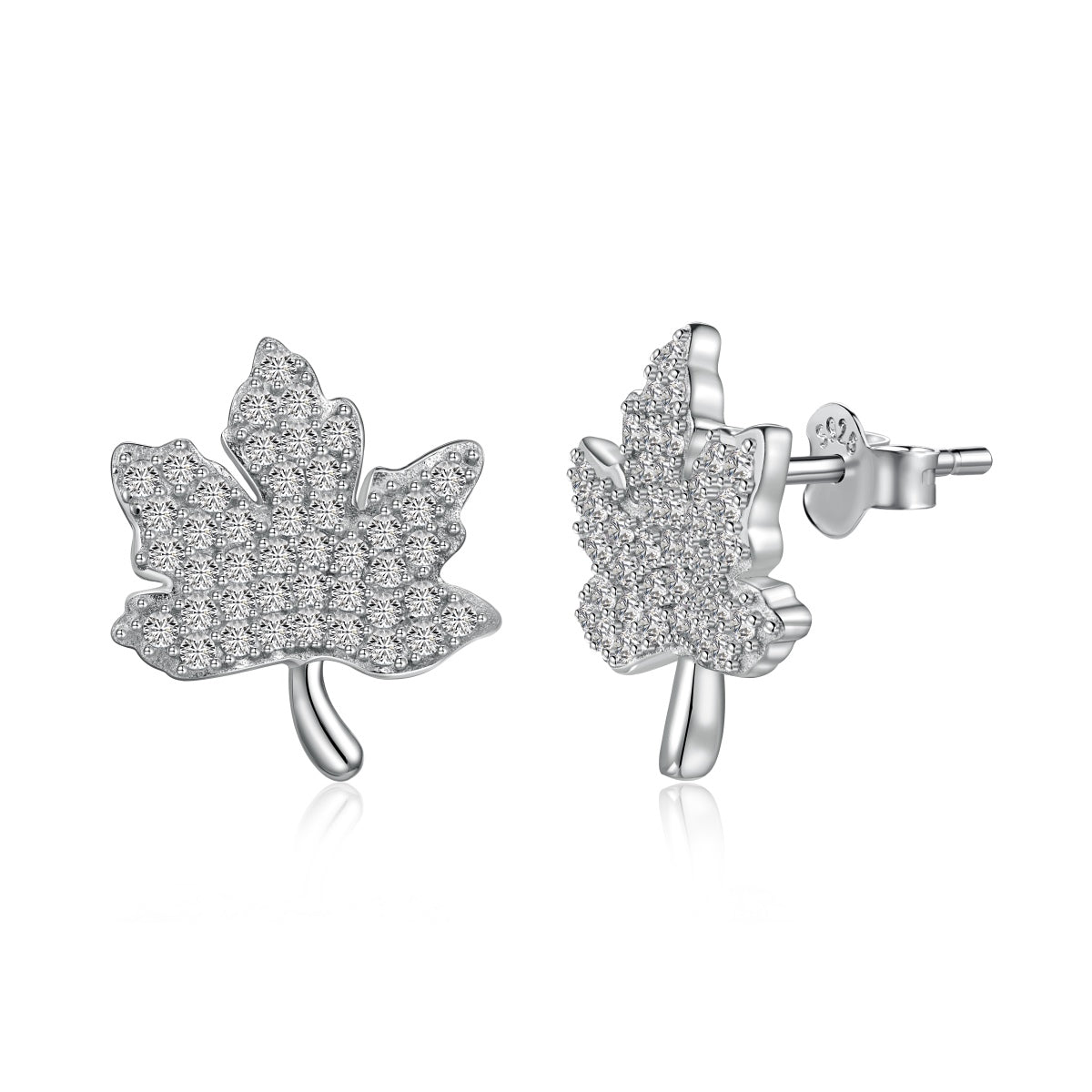 [Perla Lux]Exquisite Maple Leaf Design Earrings