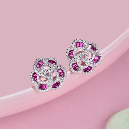 [Perla Lux]Exquisite Flower Shape Daily Earrings