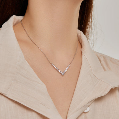[Perla Lux]Ornate Round Cut Necklace