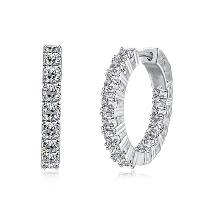 [Perla Lux]Unique Round Cut Daily Earrings