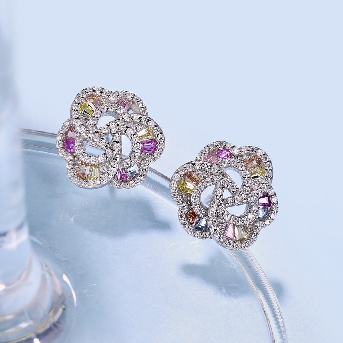[Perla Lux]Exquisite Flower Shape Daily Earrings