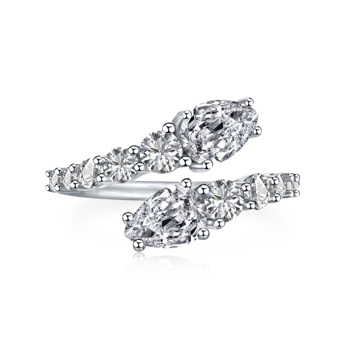 [Perla Lux]Delicate Lively Snake Shape Daily Ring