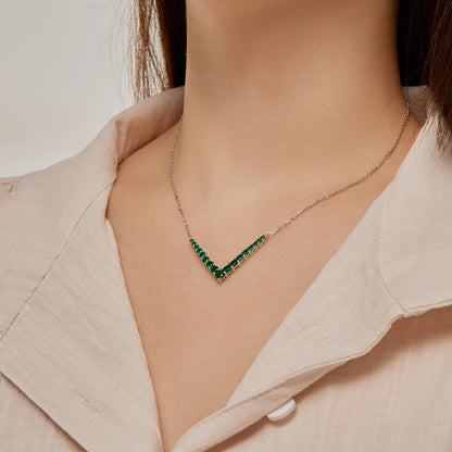 [Perla Lux]Ornate Round Cut Necklace
