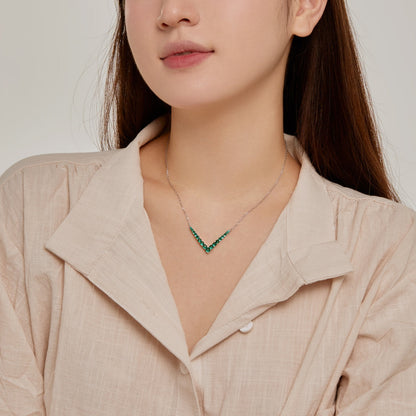 [Perla Lux]Ornate Round Cut Necklace