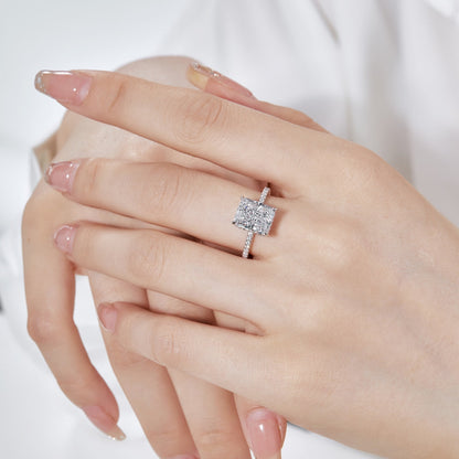[Perla Lux]4.0 Carat Luxurious Engagement Ring