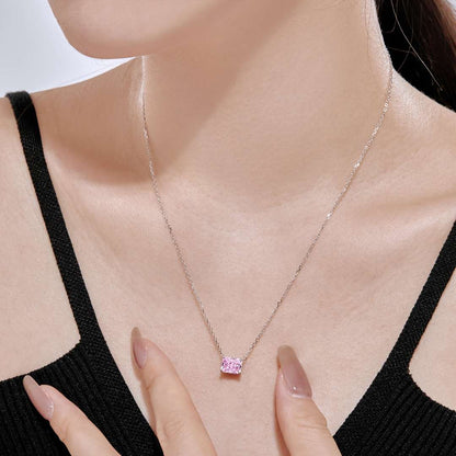 [Perla Lux]Luxurious Square Shape Colorful Necalack