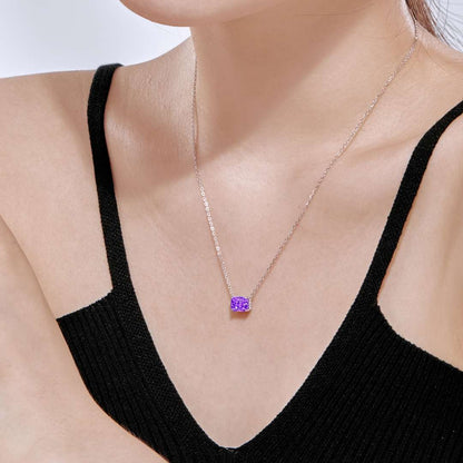 [Perla Lux]Luxurious Square Shape Colorful Necalack