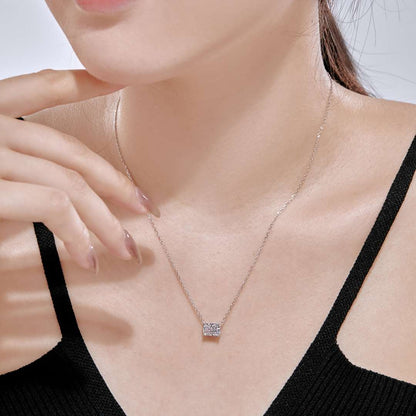 [Perla Lux]Luxurious Square Shape Colorful Necalack