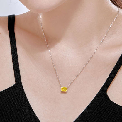 [Perla Lux]Luxurious Square Shape Colorful Necalack